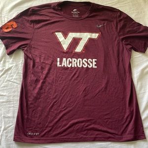 VT Lacrosse shirt XL